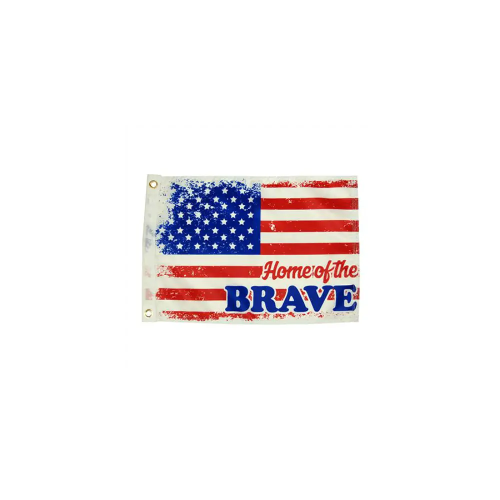 Taylor Made Flag - 12" x 18" Home Of The Brave - TAY1621